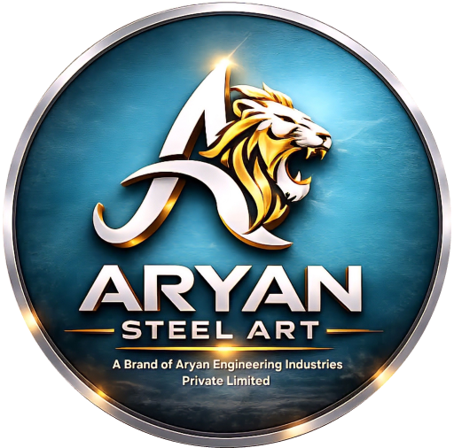Aryan Steel Art logo - Stainless Steel Gate, Railing & Door, uPVC Window& Door Manufacturer in Darbhanga Bihar India