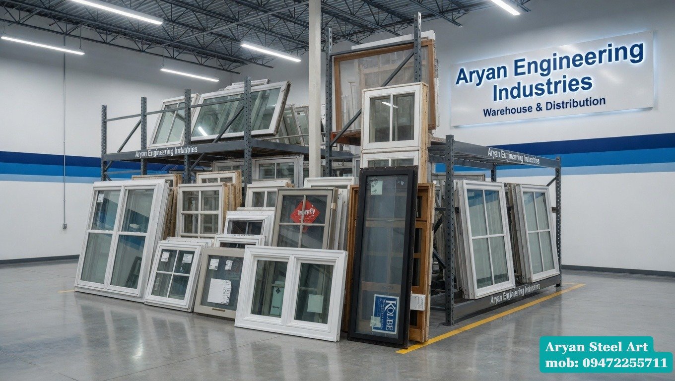 uPVC Window Designs in Darbhanga Bihar by Aryan Steel Art
