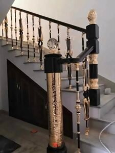 Cast Iron Railing Design & Decorative Railings | Aryan Steel Art