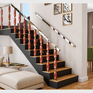 Luxury Railing Design with Premium Staircase Railing for Modern Home Interior