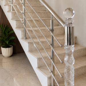 Premium Stainless Steel Stair Railing for Modern Home Staircase