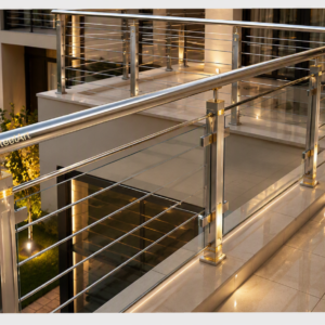 Stainless Steel Balcony Railing by Aryan Steel Art