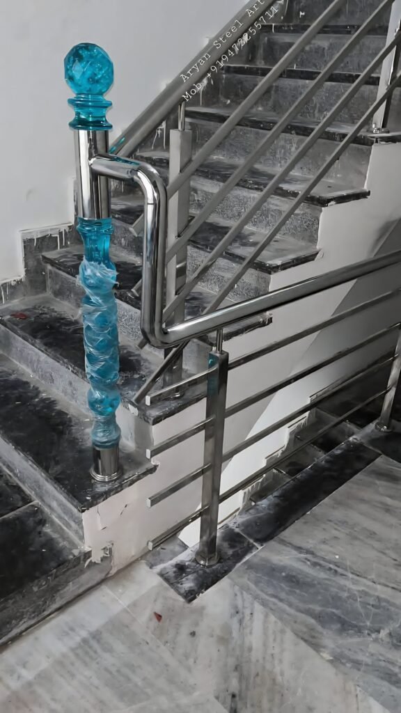 Premium Stainless Steel Railing Design for Modern Staircase and Balcony