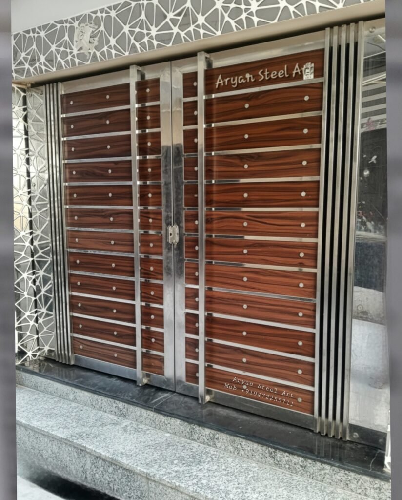 Modern Stainless Steel Gate in Darbhanga
