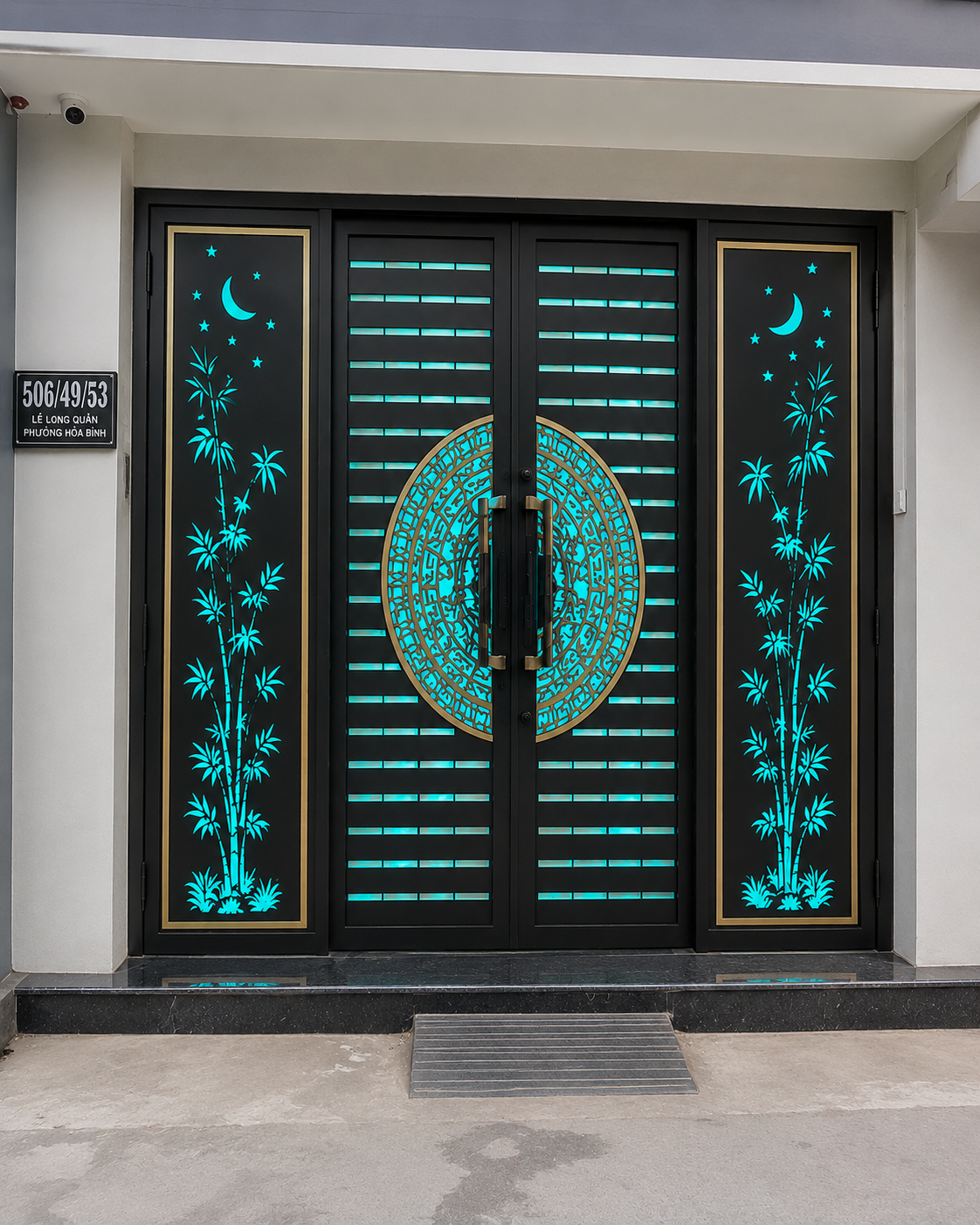 4 folding gate design for home entrance