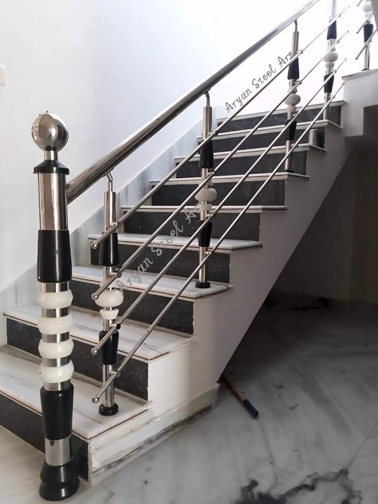 Best steel railing price with decorative post